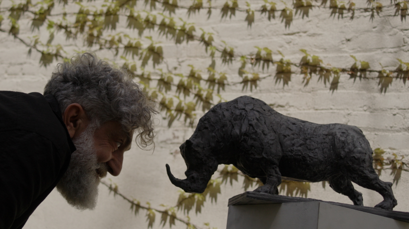 Georgian artist Zura for saving the northern white rhinos